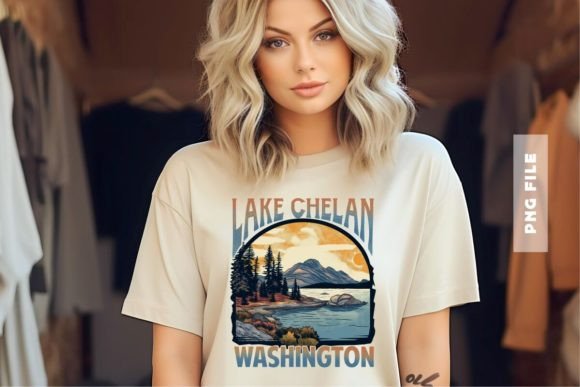 Capturing the Lake Chelan Vibe: A Ready-to-Print Design for Your Brand
