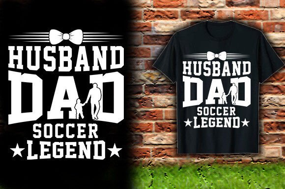 Celebrate the Hero: Soccer Legend Dad Design