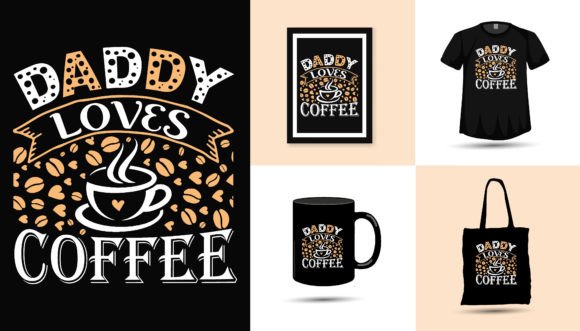 Coffee Lovers Dad Fathers T Shirt Design: A Perfect Gift Idea