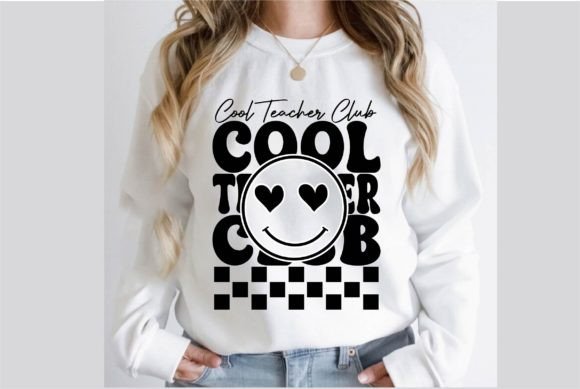 Cool Teacher Club PNG T-Shirt Design: Your Next Favorite Design Asset