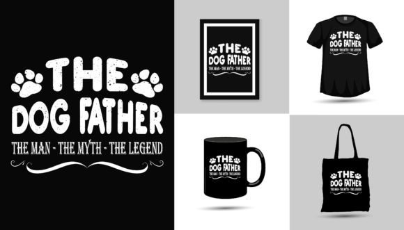 Dog Lover Dad: The Ultimate Father's Day Design Asset