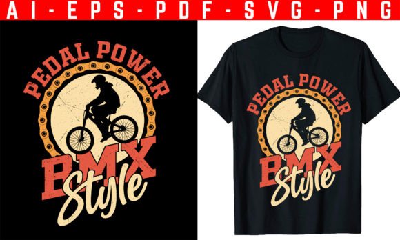 Pedal Power: BMX Style for Dynamic T-Shirt Designs
