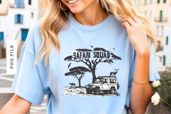 Safari Squad T-shirt Design: A Roaring Success for Your Brand