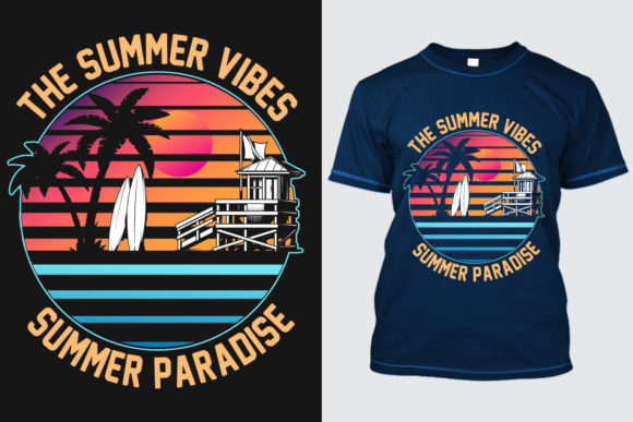 Summer T-shirt Design 25: Your Ultimate Vector Kit for Sun-Soaked Sales