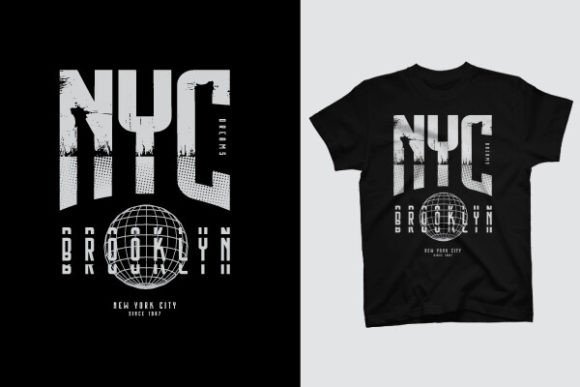 T Shirt Design - NYC New York: Urban Edge Meets Creative Flexibility