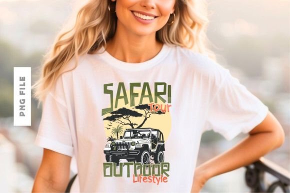 Unleash Adventure: The Ultimate Safari Tour T-Shirt Design